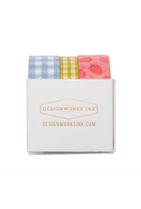Designworks Ink Washi Tape Set of 3 - Strawberry Patch