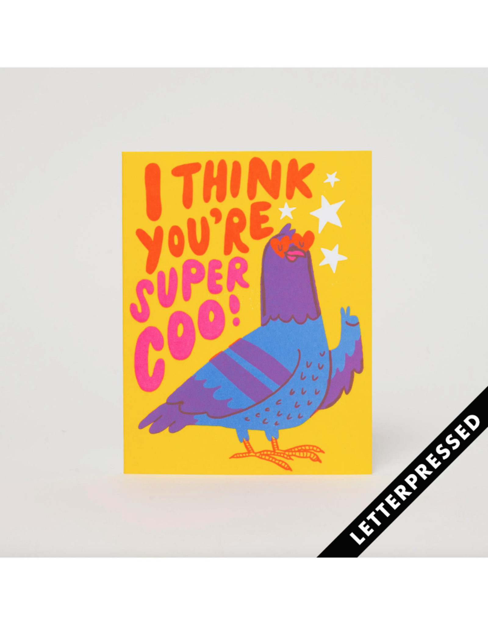 Egg Press Super Coo Pigeon Card