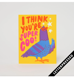 Egg Press Super Coo Pigeon Card