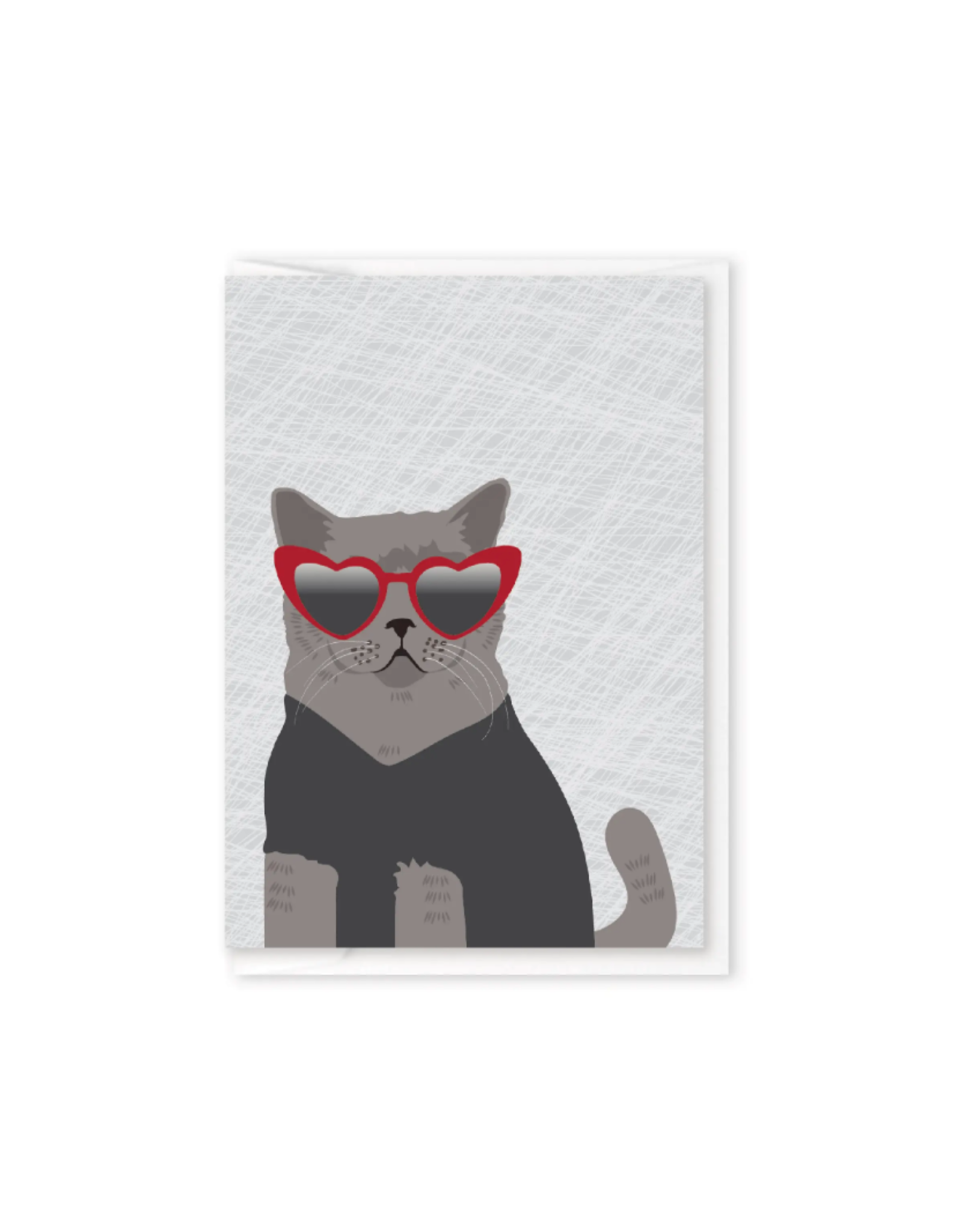 Modern Printed Matter Cat Sunglasses Enclosure Card