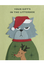 Good Paper Grumpy Kitty Christmas Card