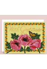 With Gratitude Poppies Card