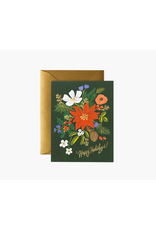 Rifle Paper Holiday Bouquet Card - Boxed Set