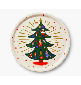Rifle Paper Holiday Tree Round Serving Tray