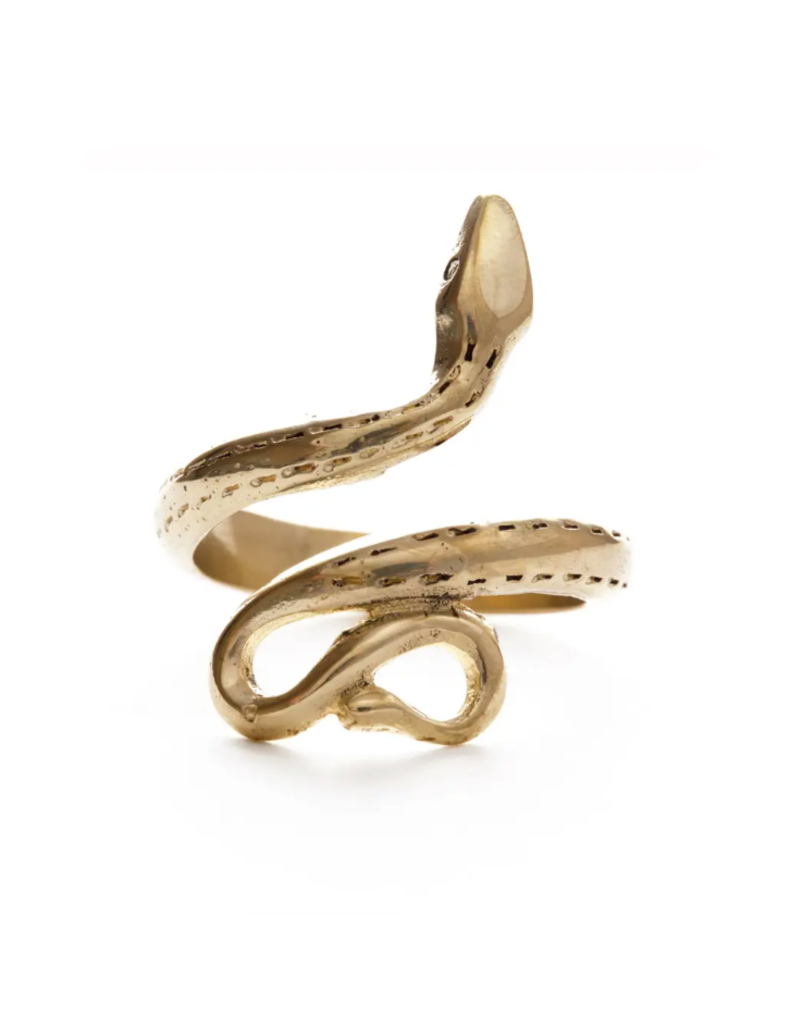 Golden Serpent Ring