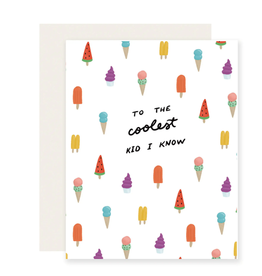 Slightly Stationery Coolest Kid Card