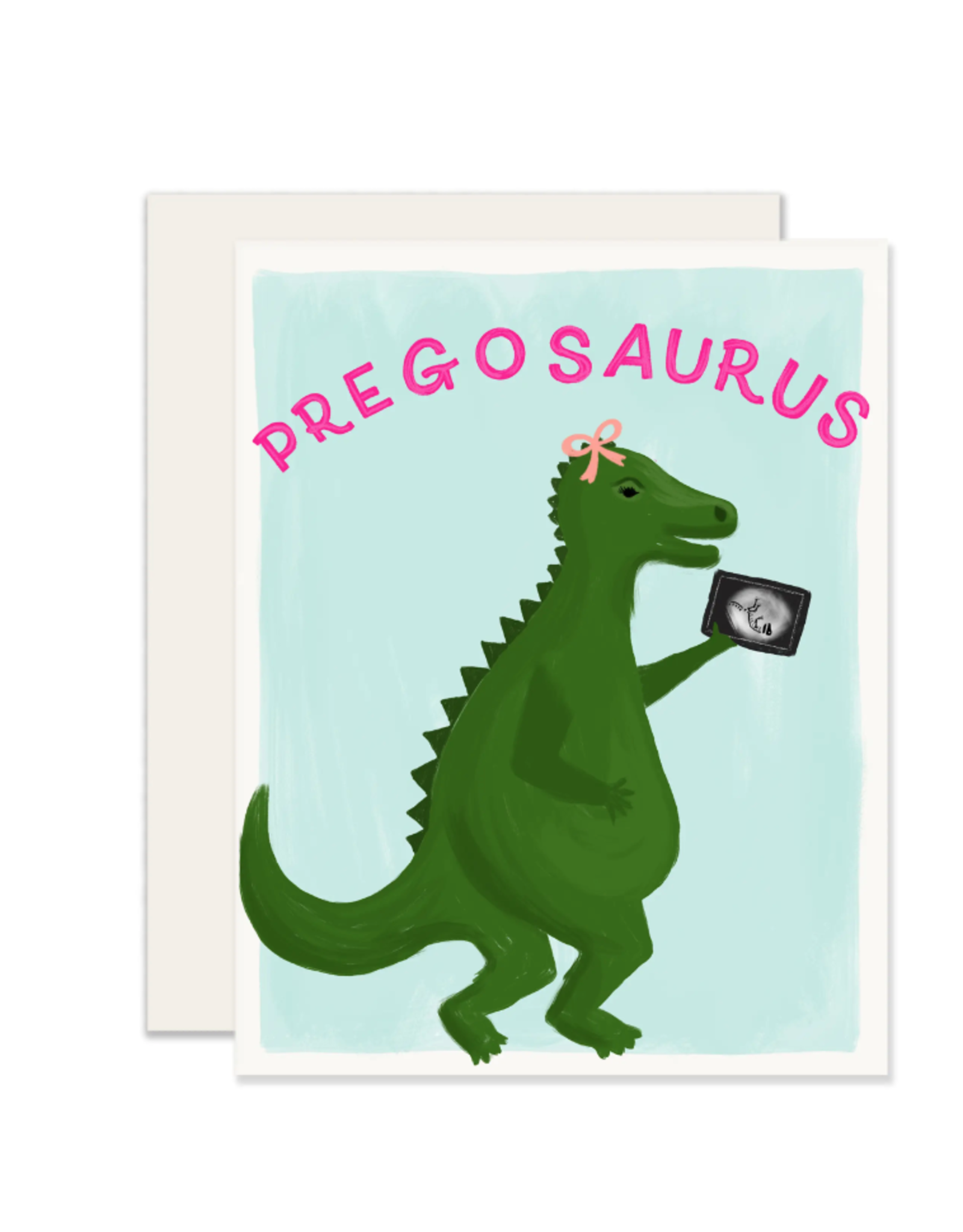 Slightly Stationery Pregosaurus Card