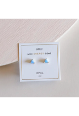 JaxKelly Mini Energy Gem - Opal Earrings