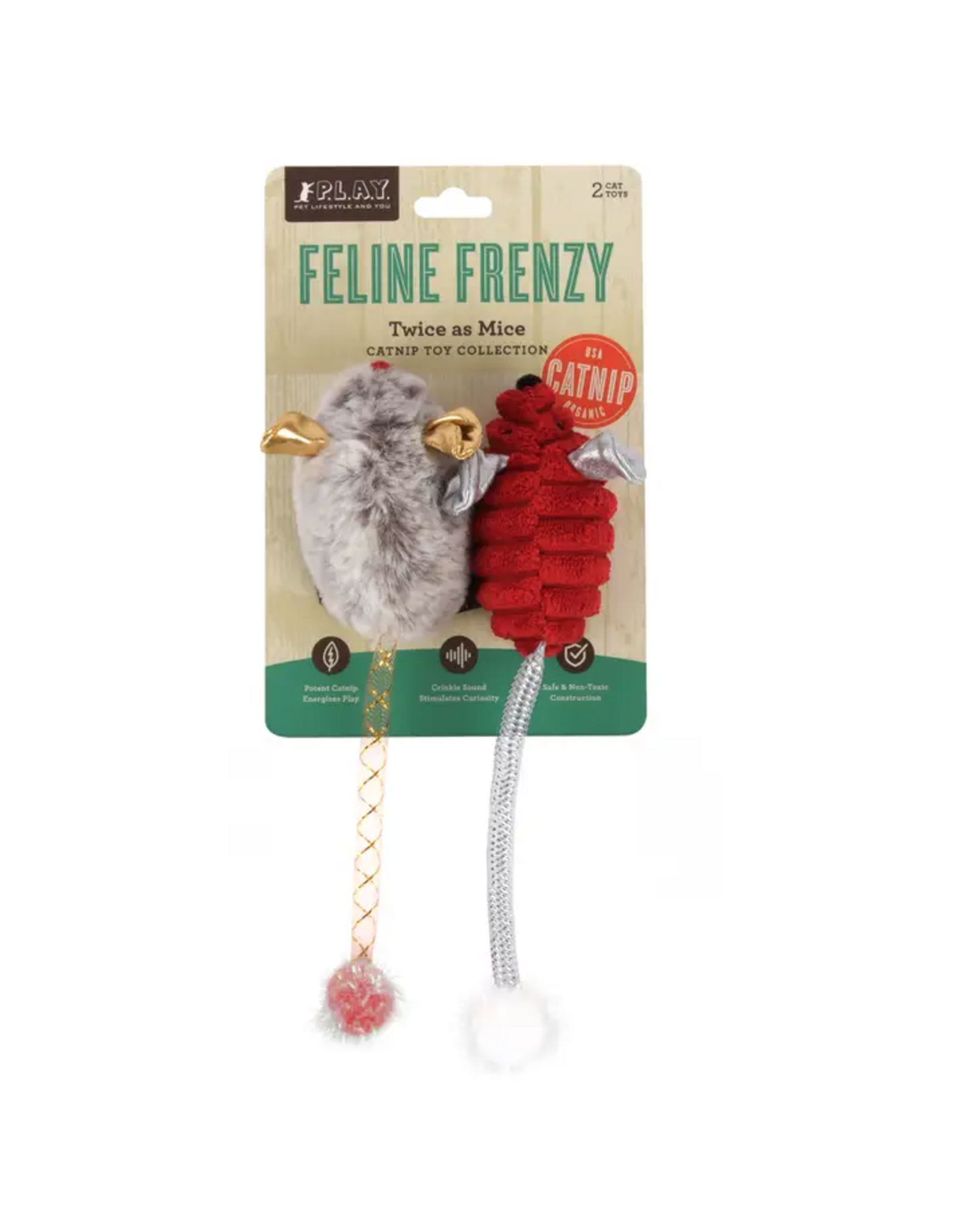 PLAY Pet Lifestyle Feline Frenzy - Twice as Mice