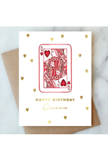Abigail Jayne Design Queen of Hearts Card