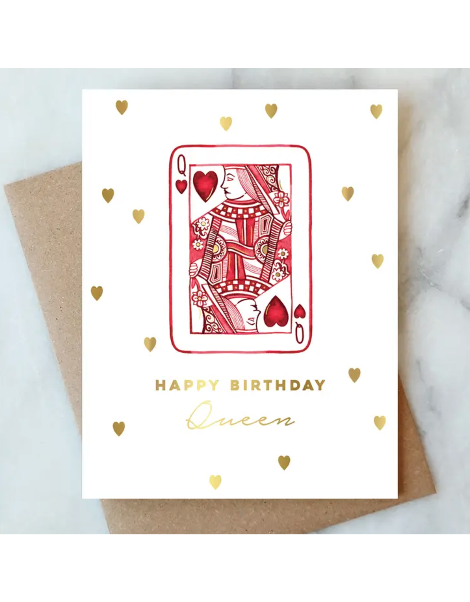 Abigail Jayne Design Queen of Hearts Card