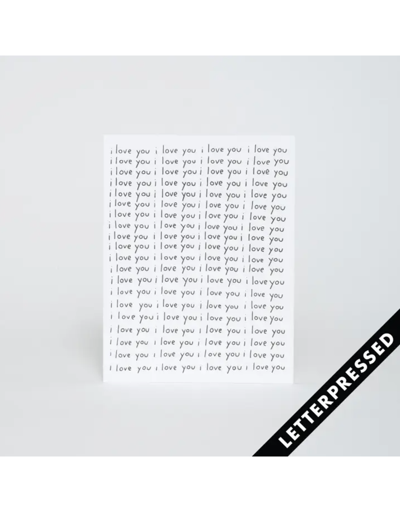Egg Press I Love You I Love You I Love You Card