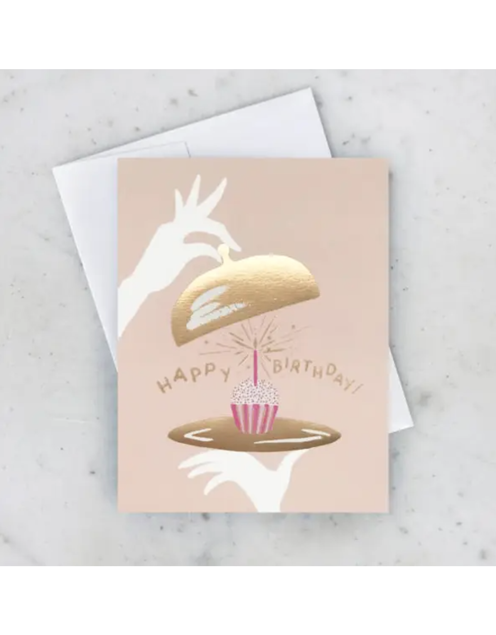 Sparkling Cupcake Card