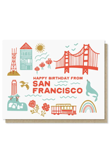 Paper Parasol Press Happy Birthday from San Francisco Card