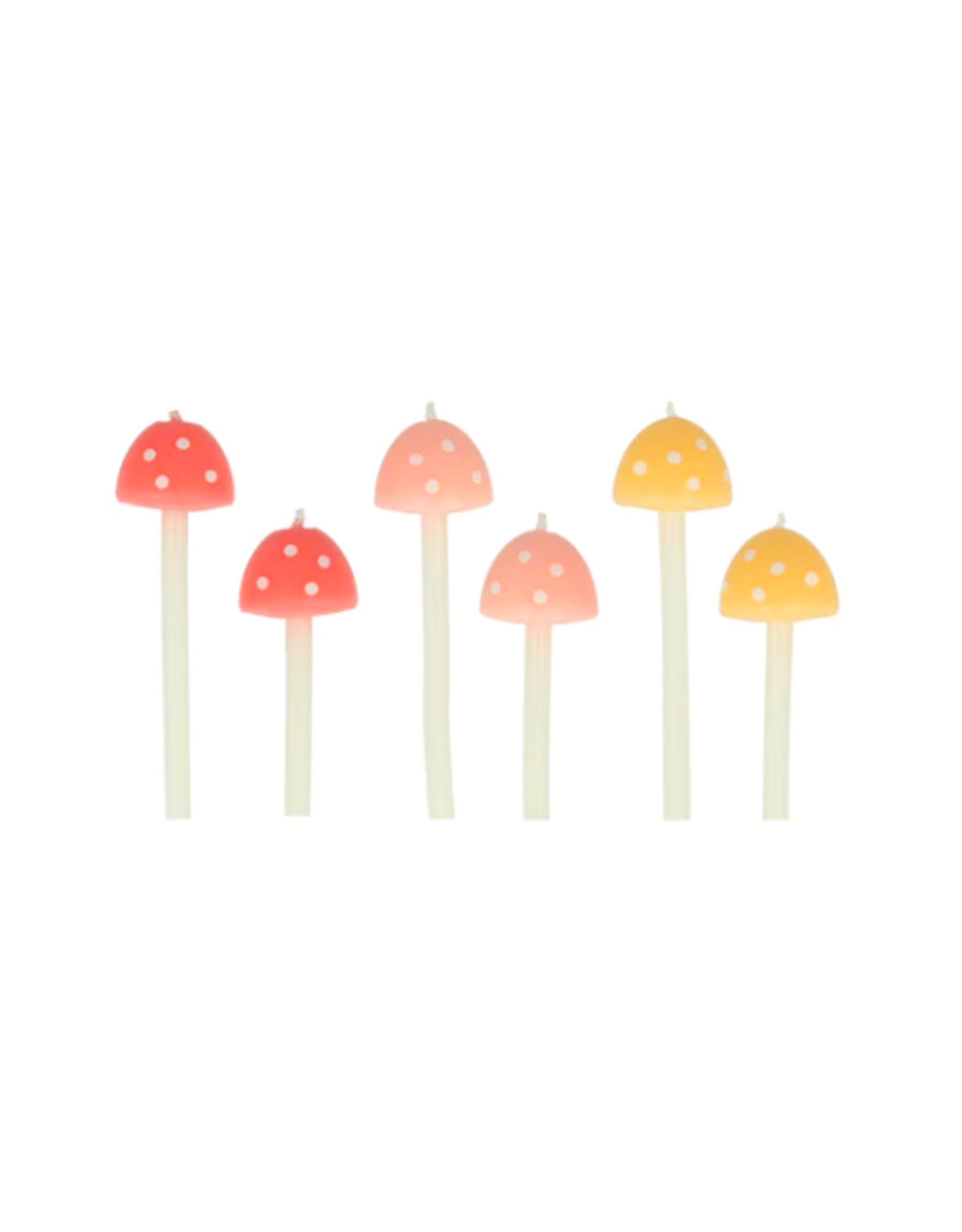 Mushroom Birthday Candles