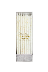 Gold Glitter Candles
