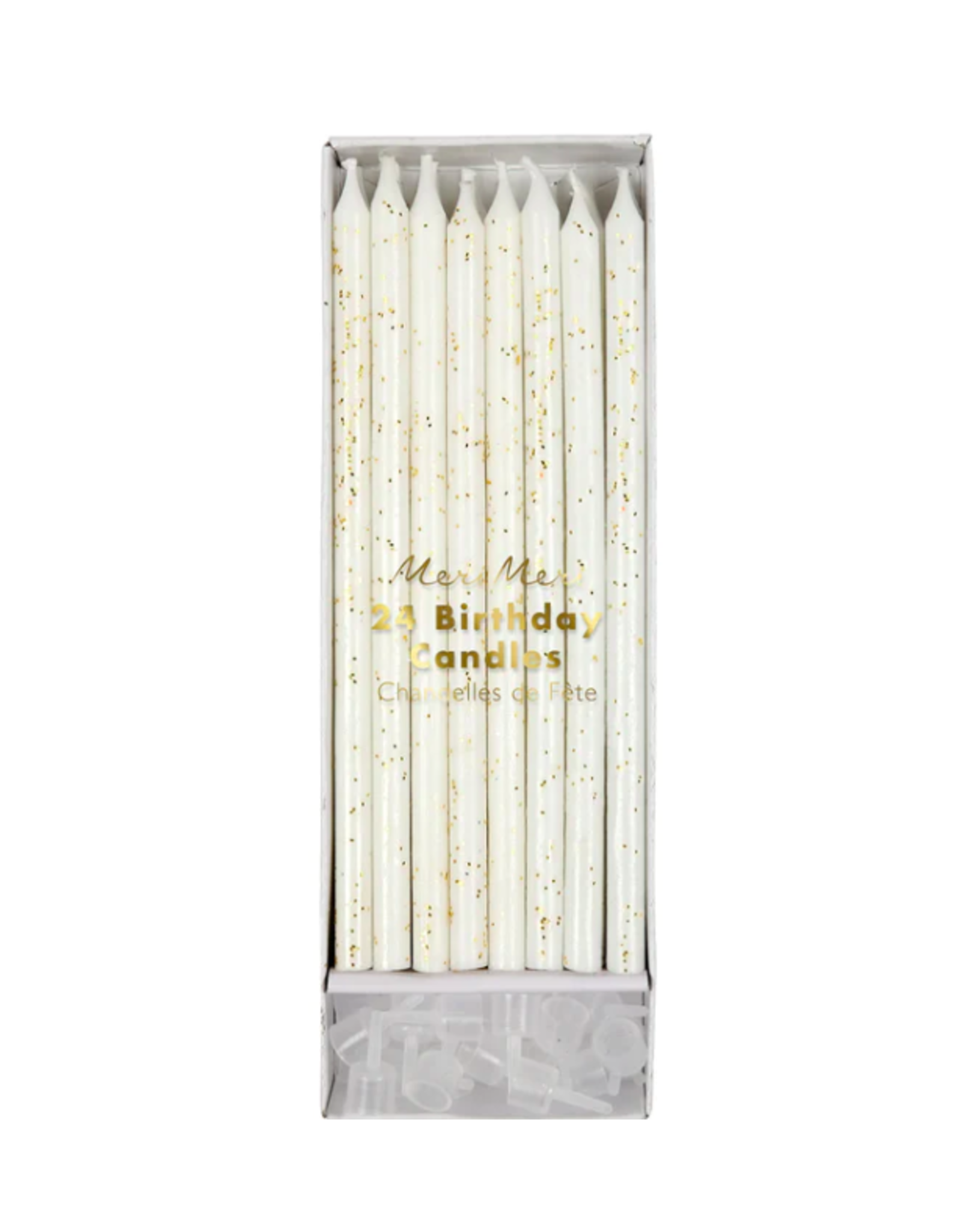 Gold Glitter Candles