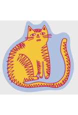 Orange Cat Sticker