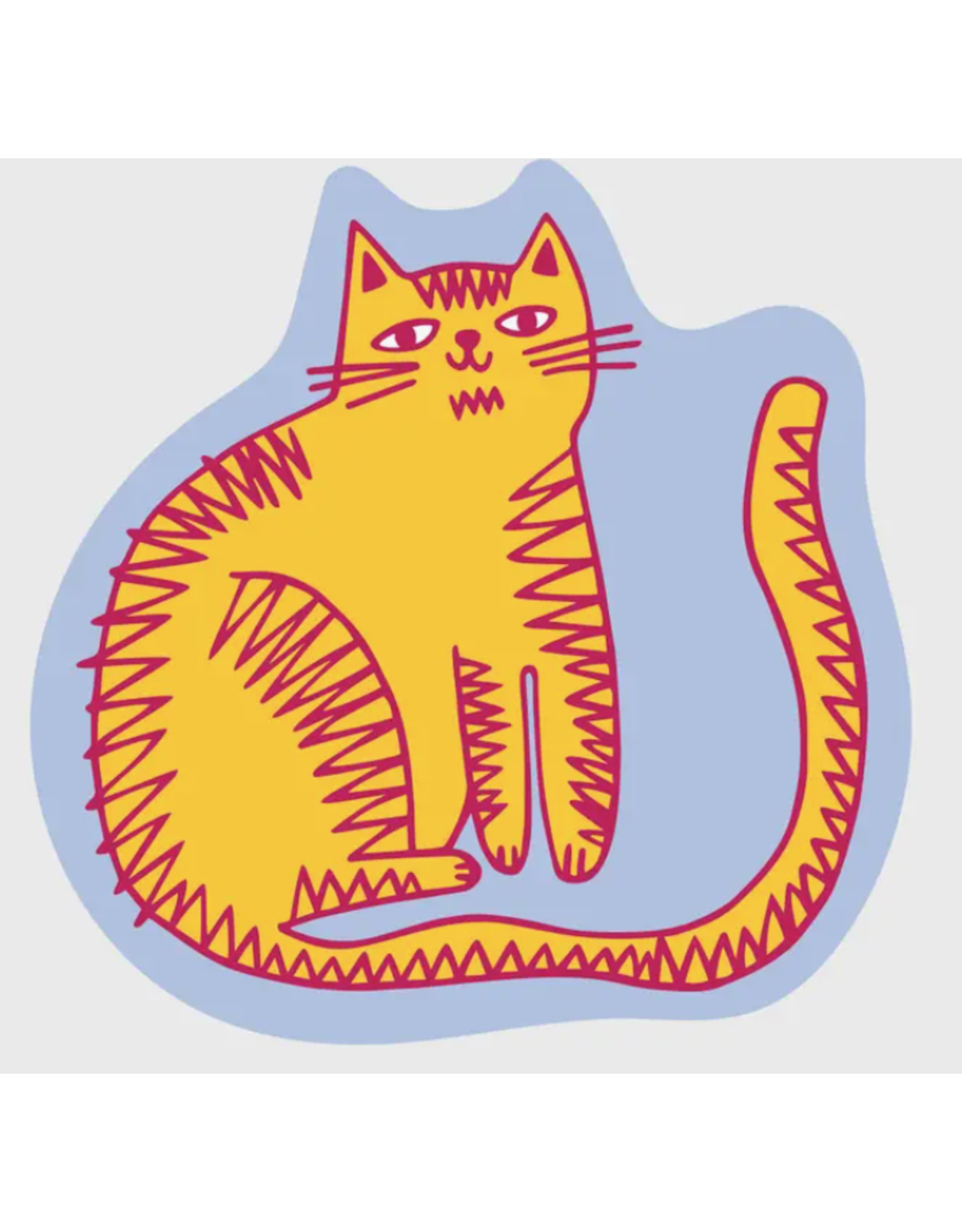 Orange Cat Sticker