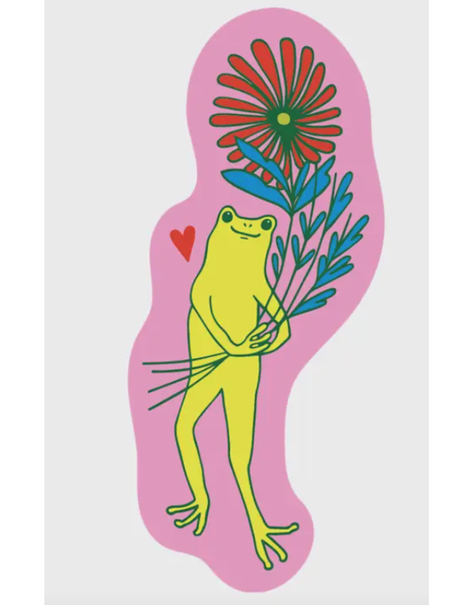 Froggy Bouquet Sticker