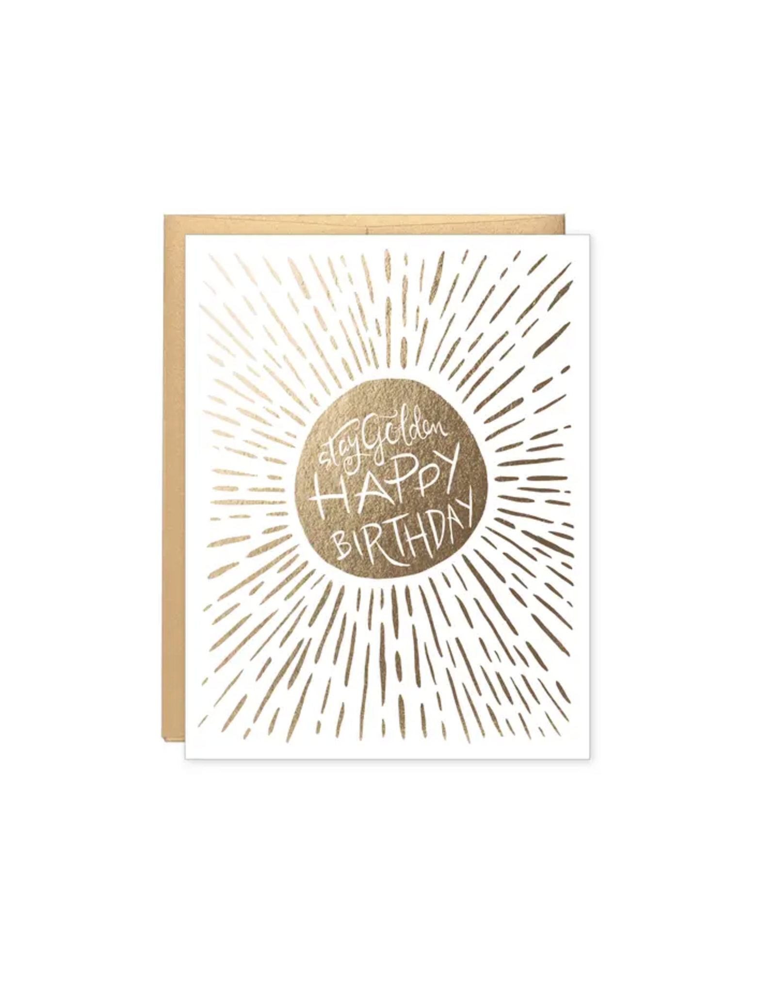 Lake Erie Design Co. Stay Golden Happy Birthday Card