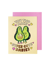 Super Cute Babies Avocados Card