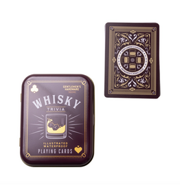 Gentlemen's Hardware Whisky Trivia Playing Cards