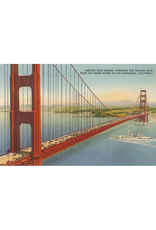 Found Image Press Marin Shore, Golden Gate Bridge SF Card