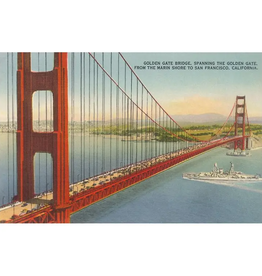 Found Image Press Marin Shore, Golden Gate Bridge SF Card