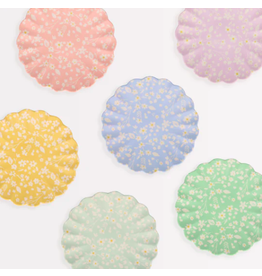 Floral Small Bamboo Plates