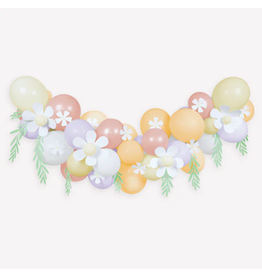 Pastel Daisy Balloon Garland