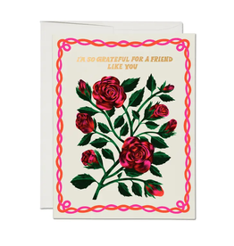 Grateful Roses Friendship Card