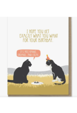 Modern Printed Matter Organic Mouse Birthday Card