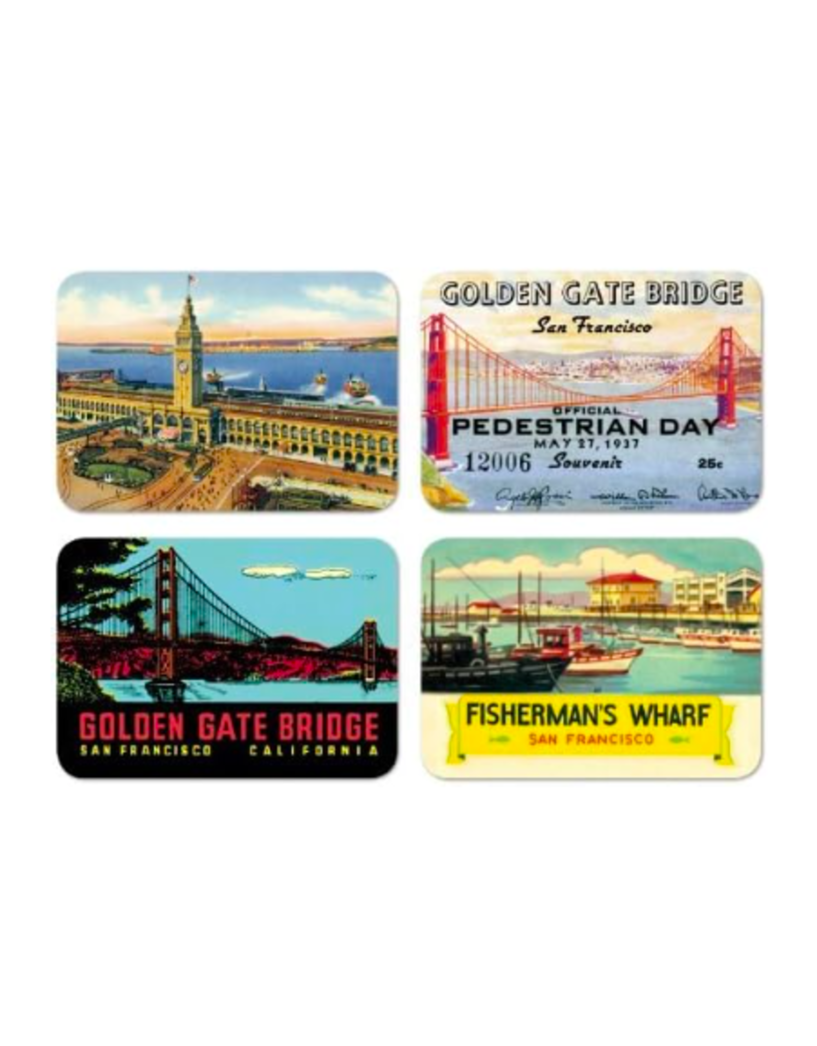 Cavallini San Francisco Magnets