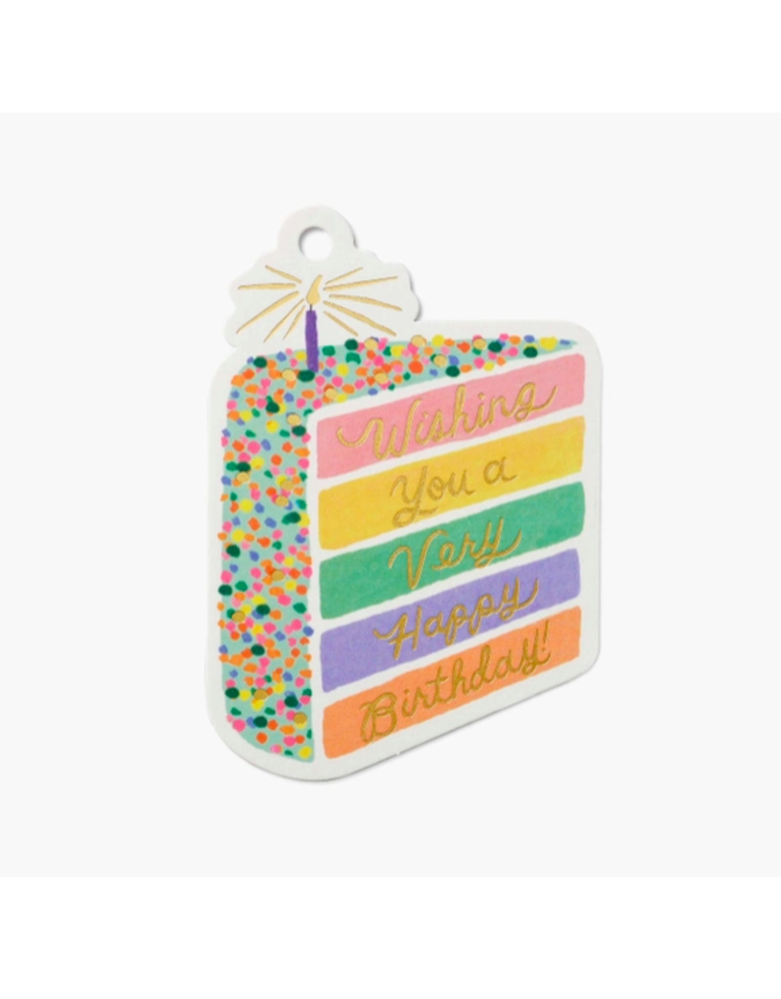 Rifle Paper Cake Slice Gift Tags - 8 Pack