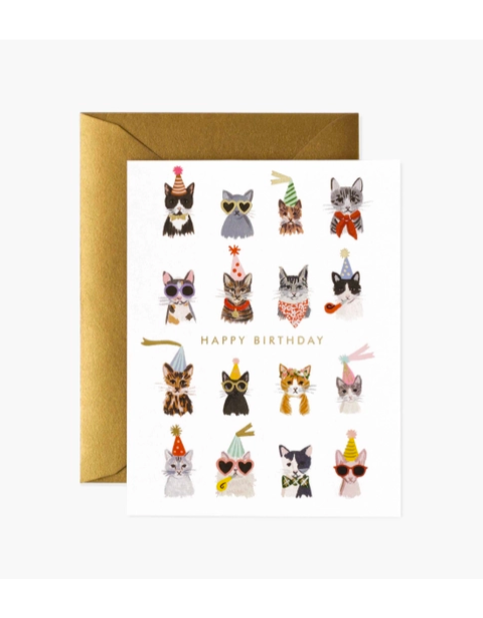 Rifle Paper Cool Cats Birthday Card