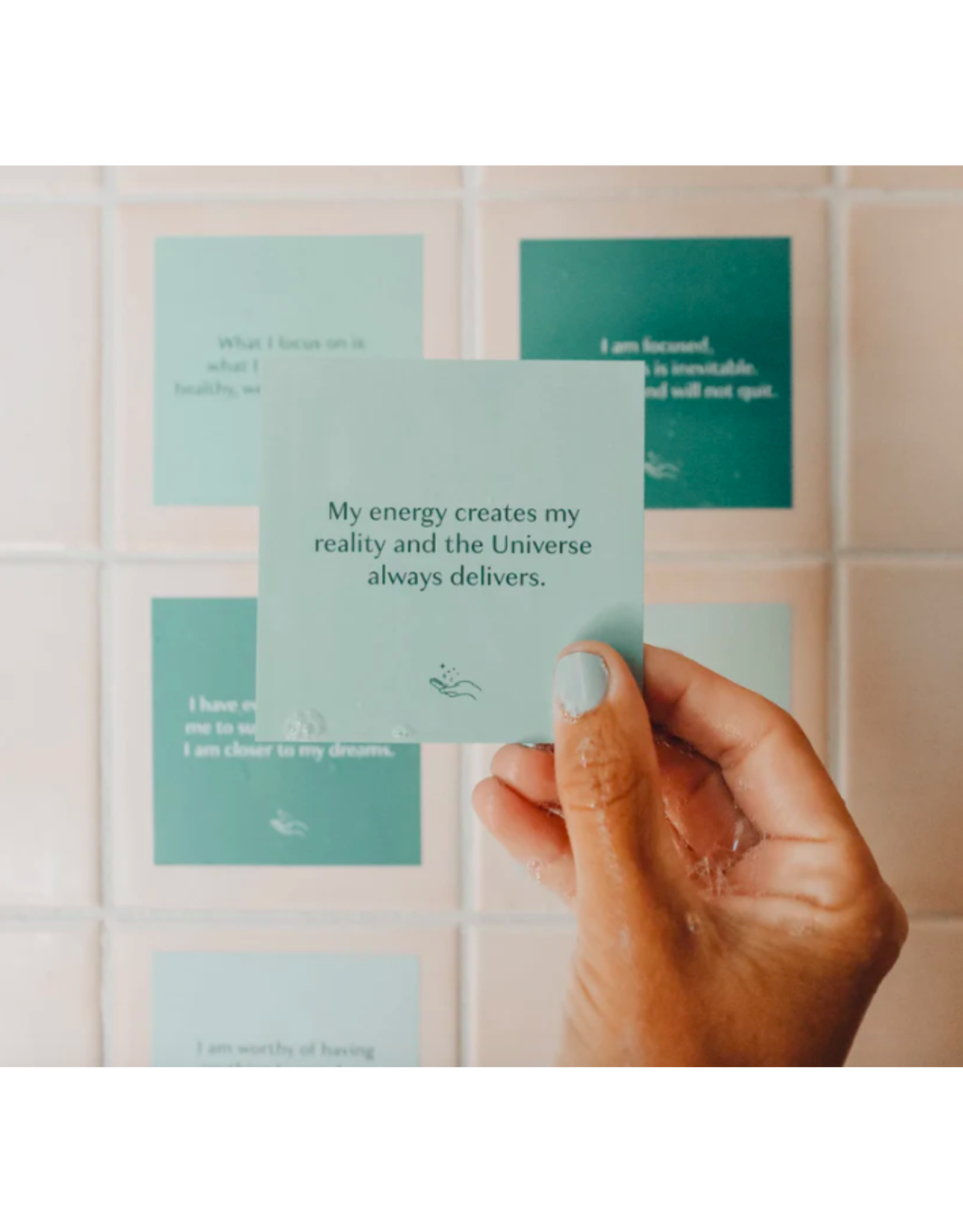 JaxKelly Shower Affirmation Cards - Abundance