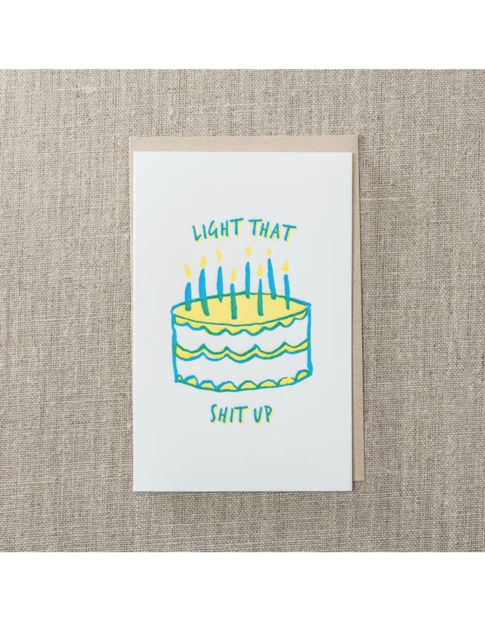 Pike Street Press Light That Up Birthday Card