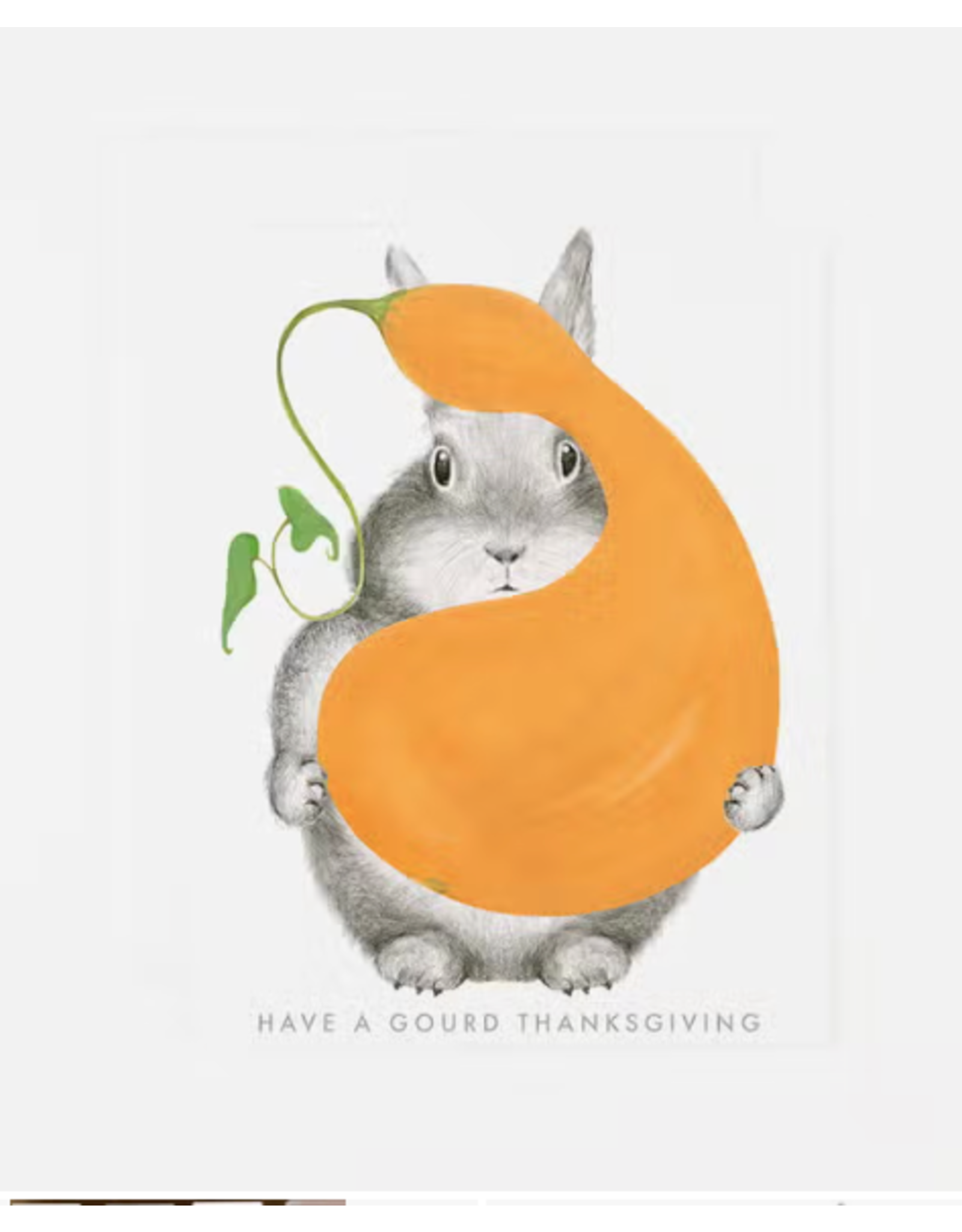 Dear Hancock Have A Gourd Thanksgiving Card