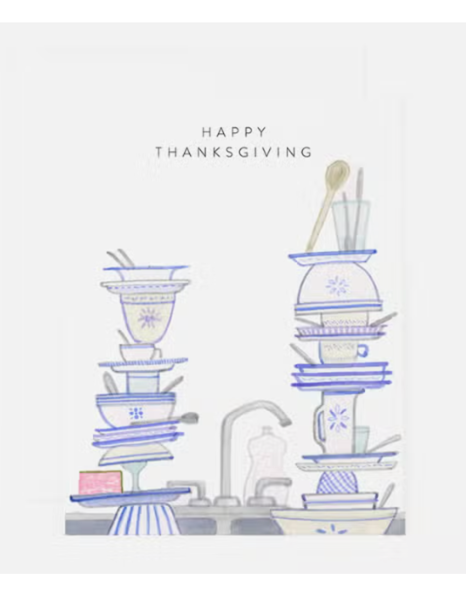 Dear Hancock Thanksgiving Dishes Card