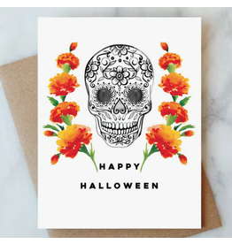 Abigail Jayne Design Sugar Skull Halloween Card