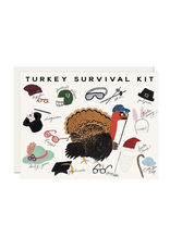 Slightly Stationery Turkey Survival Kit | Thanksgiving Card