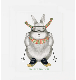 Dear Hancock Ski Bunny Card