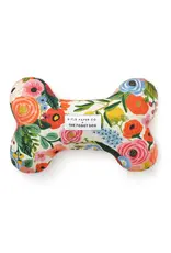 Rifle Paper Co. x TFD Garden Party Dog Bone Squeaky Toy