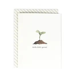 Amy Heitman Hello Little Sprout Card