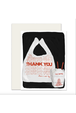 Slightly Stationery Takeout Thank You Card