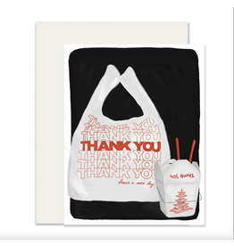 Slightly Stationery Takeout Thank You Card
