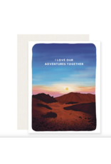 Slightly Stationery NP Adventures Together Card
