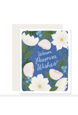 Slightly Stationery Floral Passover Card