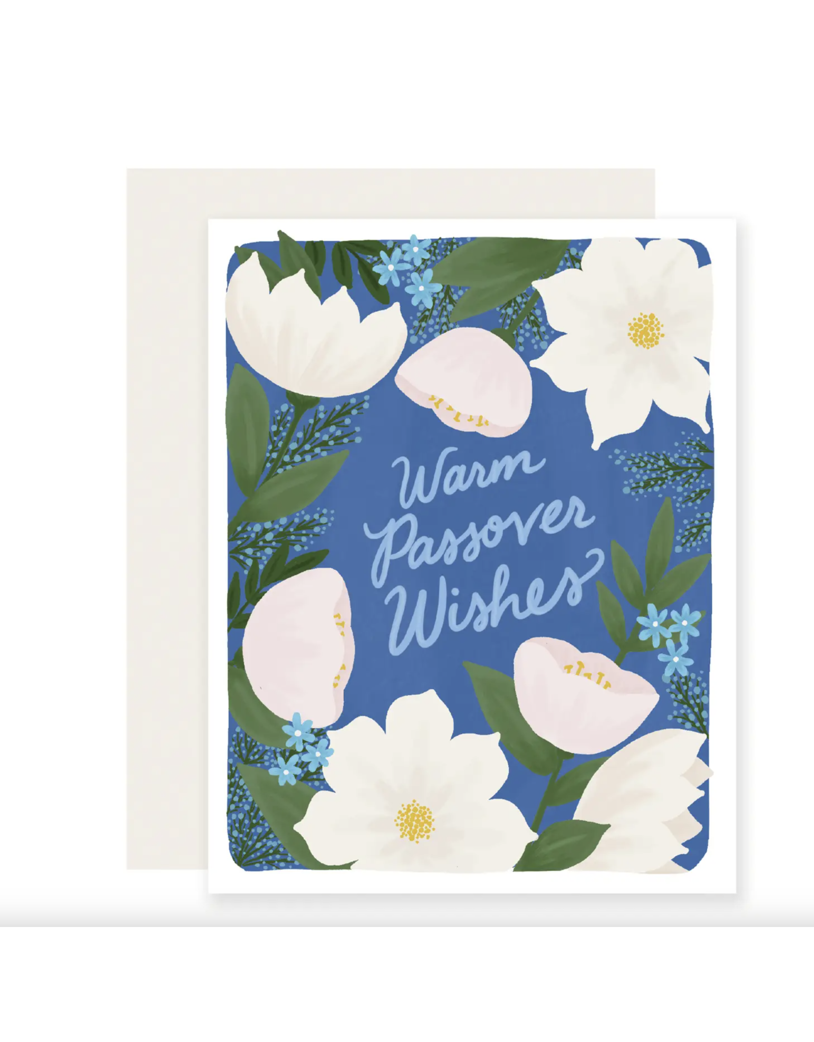 Slightly Stationery Floral Passover Card